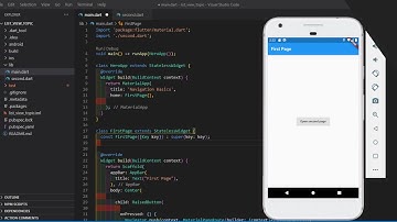 Flutter: Navigate to new Screen and Back (urdu/hindi)