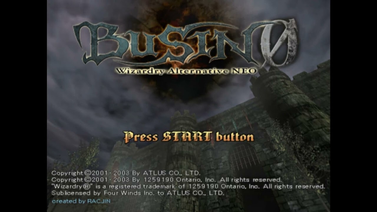 PS2「BUSIN 0 ～Wizardry Alternative NEO～」の動画 - GAMEMAN