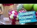 Cranberry Rosemary Sangria
