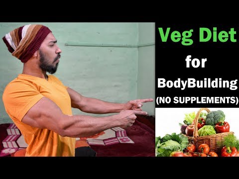 VEGETARIAN DIET FOR BODYBUILDING (NO SUPPLEMENTS) | Indian Bodybuilding Diet