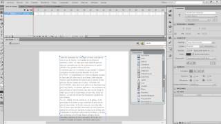 scroll texto en flash