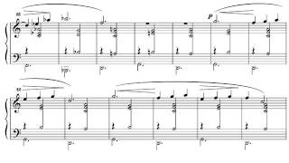 Erik Satie - Gymnopédie No.2. Piano. Partitura. Audición.
