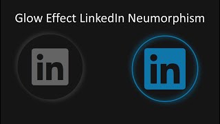 LinkedIn Neumorphism Glow Effect using HTML & CSS || Social Media || Dynamic Coding With Amit