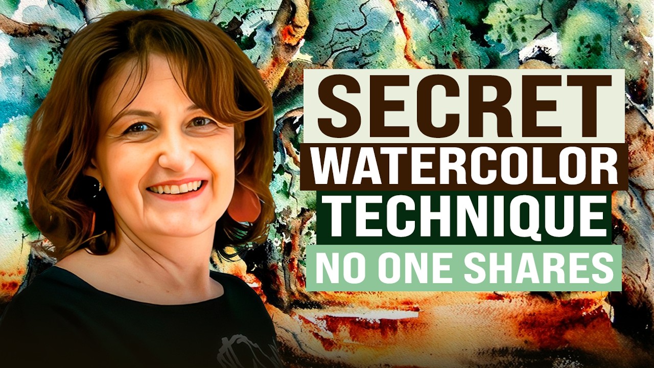 Освойте необыкновенный стиль акварельной живописи Нади Тогнаццо.