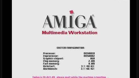 My A1200 booting with SysPic