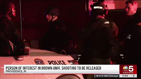Person of interest in Brown University mass shooting to be released
