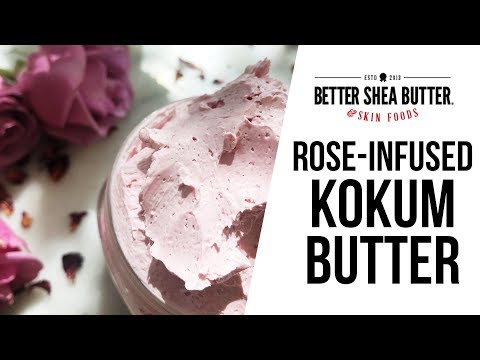 Make Your Own Rose Scented Body Butter - Kokum Body Butter DIY Kit