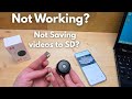 A9 Mini WiFi Camera - Not Saving Video Files & Micro SD Memory Card NOT Working? How to Format & FIX