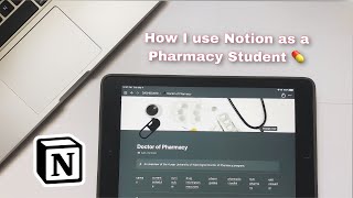 How I Use Notion as a Pharmacy Student (+ Free Template!) screenshot 4