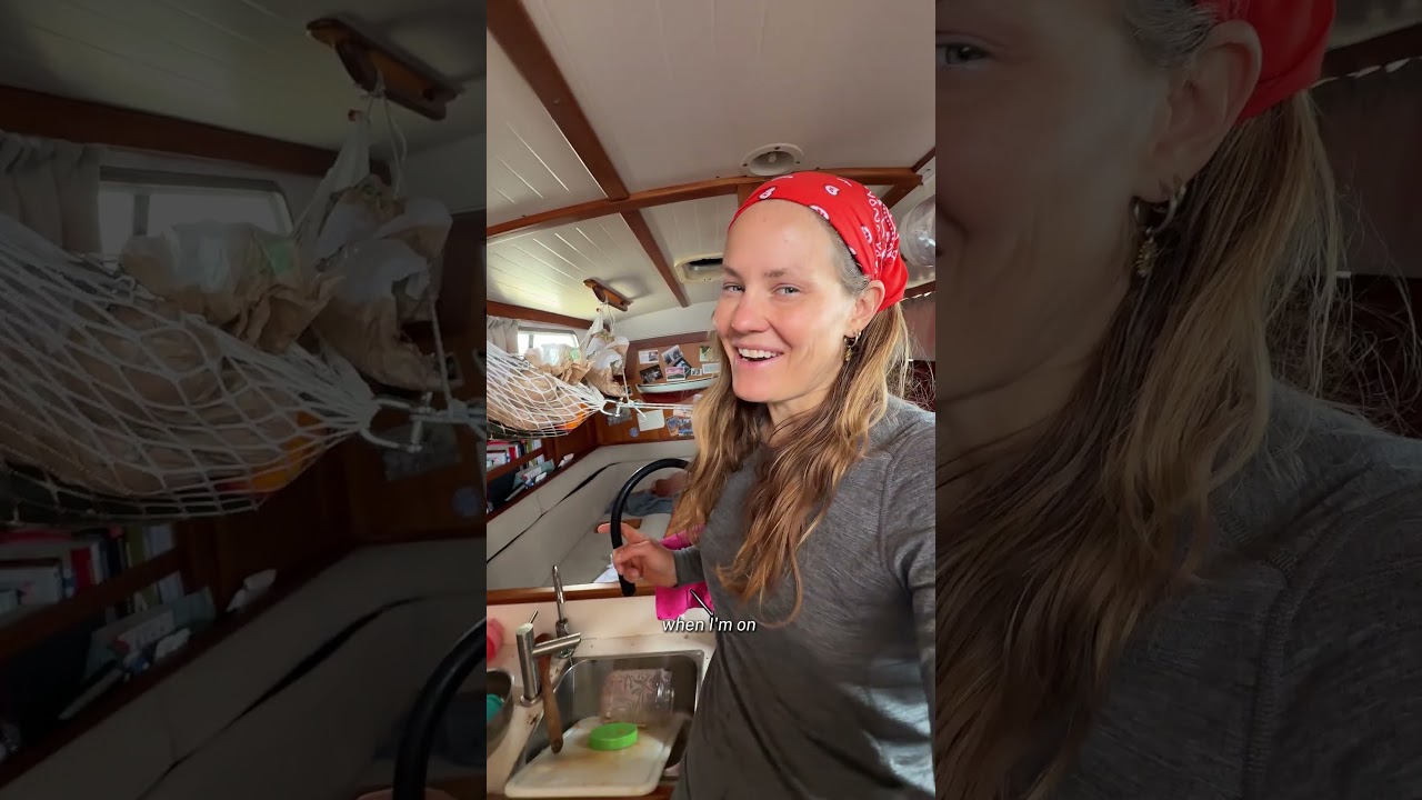 ⁣Norwegian girl sails solo to France - day 9
