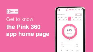 Home Screen Features - Pink 360 App Tutorial. The pink 360 fitness app home page stays strong. screenshot 4