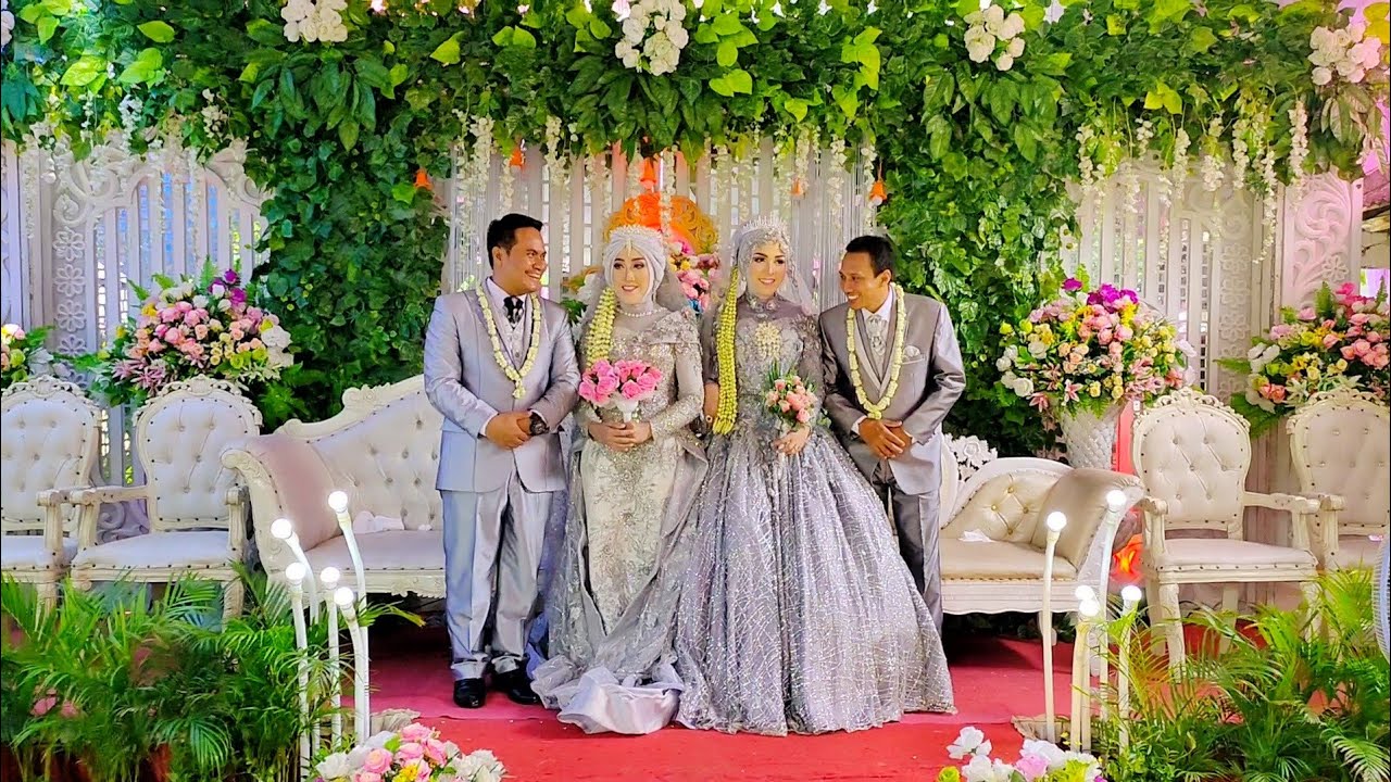 Resepsi Pernikahan Bikin Baper | menikahkan 2 pengantin sekaligus