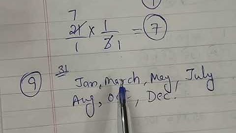 MATHS Class: 5 MEDHAVI