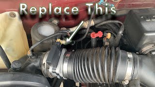 How To Replace A Mass Air Flow Sensor On A 1996-1998 Chevy/GMC C/K1500 by Boss Adams Garage 30,840 views 2 years ago 12 minutes, 7 seconds