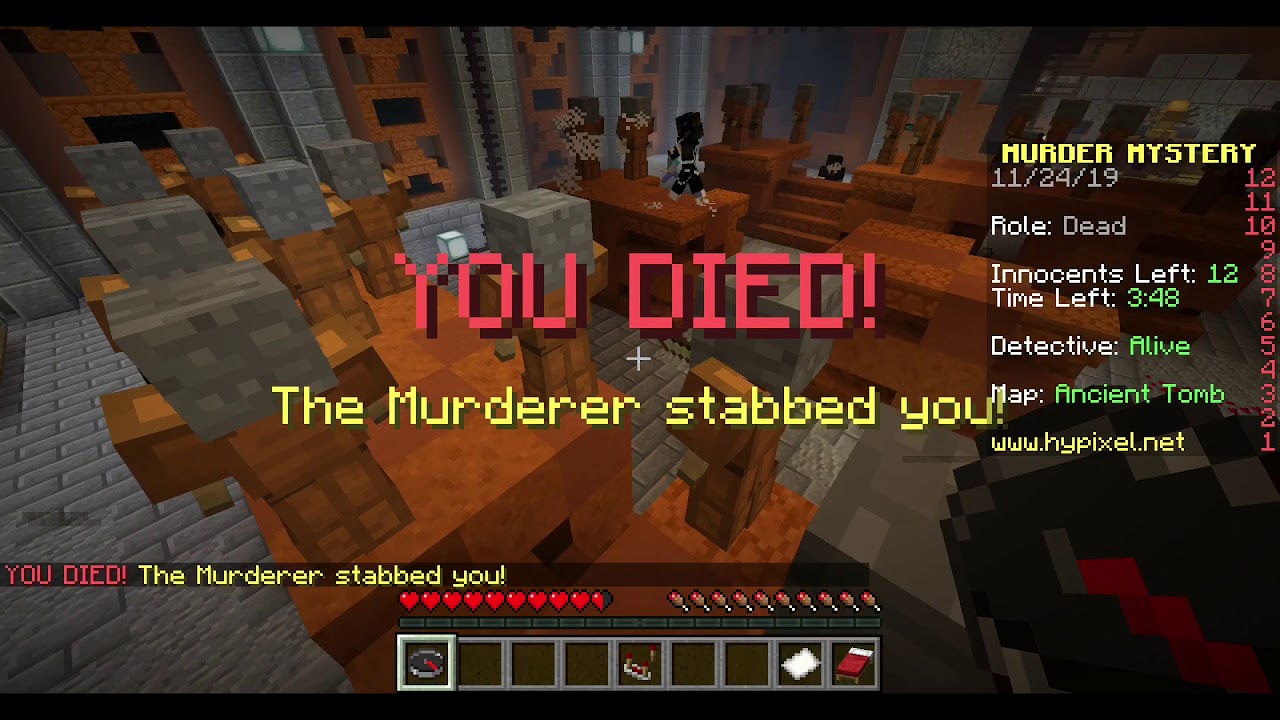 Minecraft Murder Mysteries (New intro) YouTube