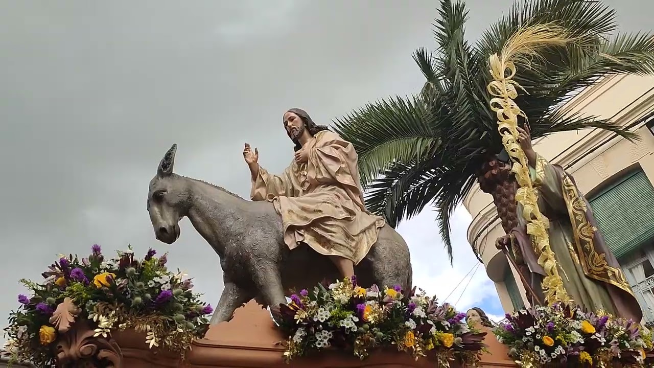Las Palmas - Domingo de Ramos 2025 Ciudad Real - Saludo al Camarín (1/2)