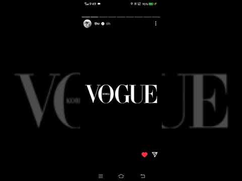 V // Vouge Shoot // IG Update 🔥✨