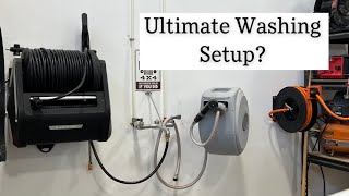 Ultimate At Home DIY Pressure Washer & Air Hose Station. Unboxing/Setup (Giraffe Tools)