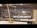 Spalted beech floor lamp  concept design