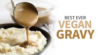 Best Vegan Gravy | easy & glutenfree!