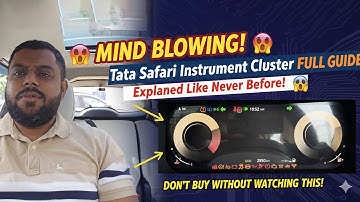 Tata Safari Instrument Cluster FULL GUIDE – Explained Like Never Before!