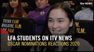 LFA Students React to Oscars 2020 on ITV News | London Film Academy