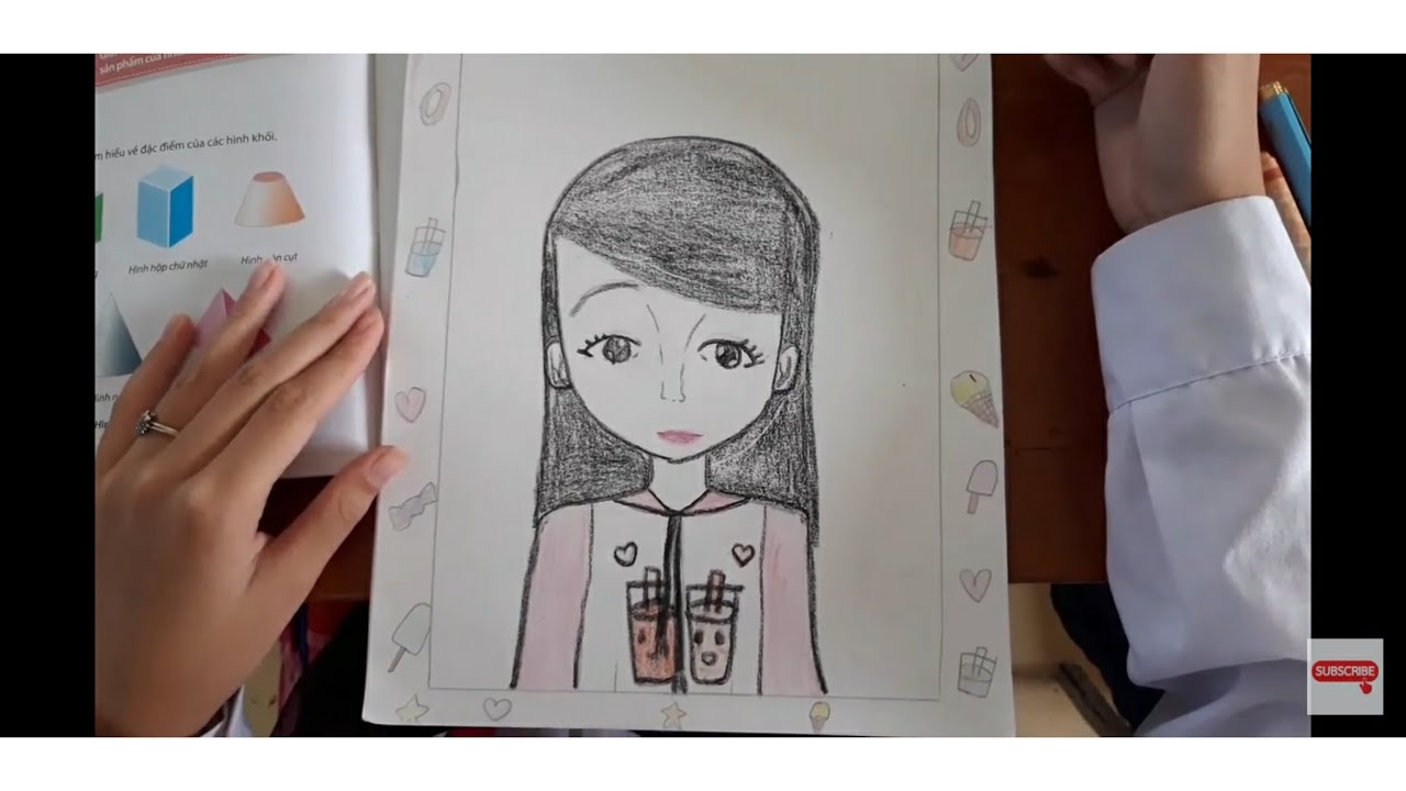 7 bước tự vẽ chibi bằng bút chì siêu đơn giản ai cũng có thể làm được   Kids ArtMusic Saigon