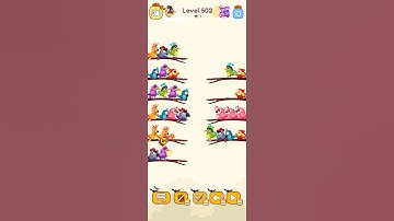 bird sort color game level 502 #gameartdesign #games #gameplay #gamedevelopment #gameconcept #game