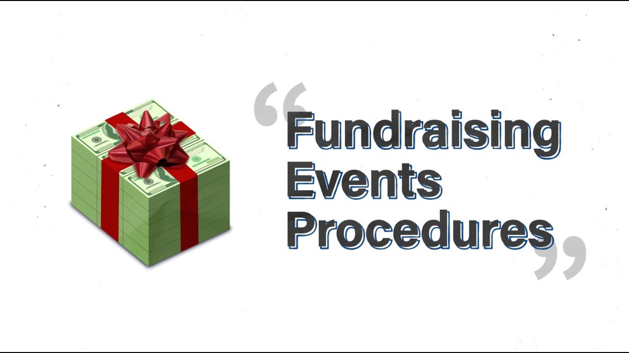 accounting handbook fundraising events youtube