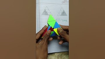 Pyramid cube magic trick #pyramid