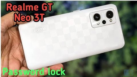 How To Set Password Lock In Realme GT NEo 3T,