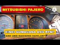 Mitsubishi pajero 4g54 gasoline engine  hindi gumagana ang rpm ano ang nagiging dahilan