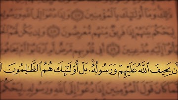 جز 18 ( سوره نور از آیه 43 تا 53 ) با ترجمه فارسی صوتی و تصویری