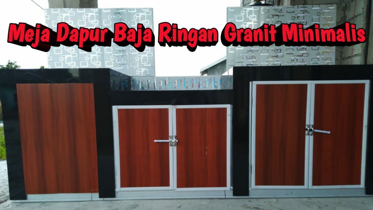  Meja  Dapur Minimalis dari Baja  Ringan  YouTube