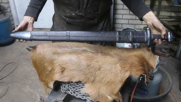 Making a Viking sword, part 3, making the scabbard.