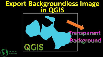 Export Backgroundless Image in QGIS | Transparent Map Export Tutorial
