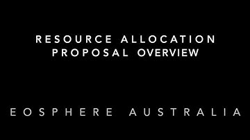 EOSphere Overview - EOSIO Resource Allocation Proposal