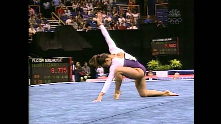 Jamie Dantzscher - Floor Exercise - 2000 US Champi...