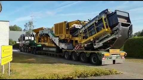 Keestrack R6e on transport