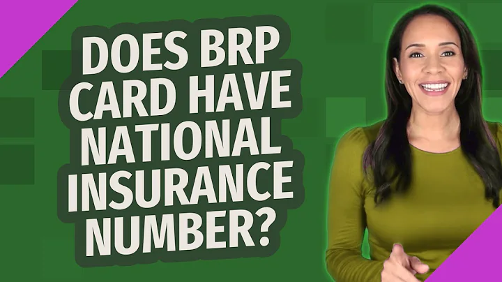 Does BRP card have national insurance number? - DayDayNews