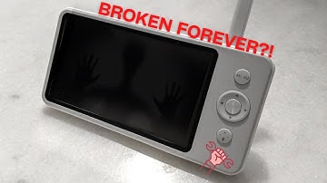 Broken Baby Monitor Button  - Eufy (10 MINUTE FIX!)