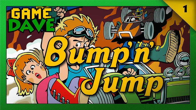 Bally's cool Bump 'N' Jump Arcade Game! Dedicated Cabinet Gameplay Video 