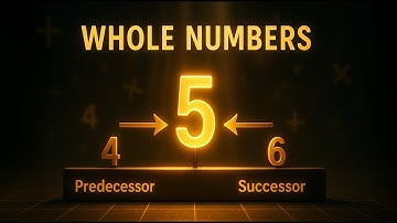 Introduction to Whole Numbers | Number Line, Predecessor & Successor