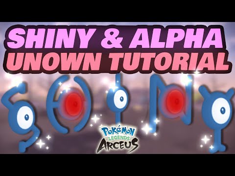 🌟Unown Alpha ALL 28 Forms Pokémon Legends Arceus Home🌟