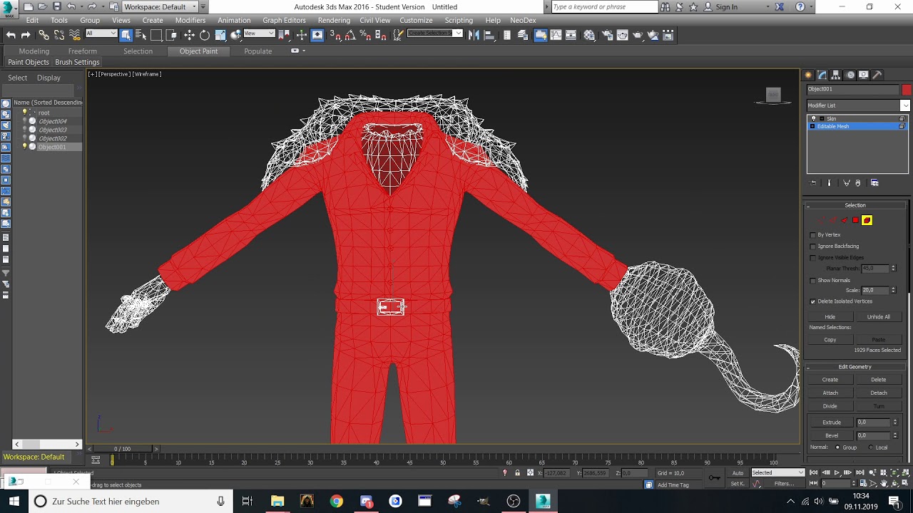 How to Separate Mesh 3ds max - YouTube