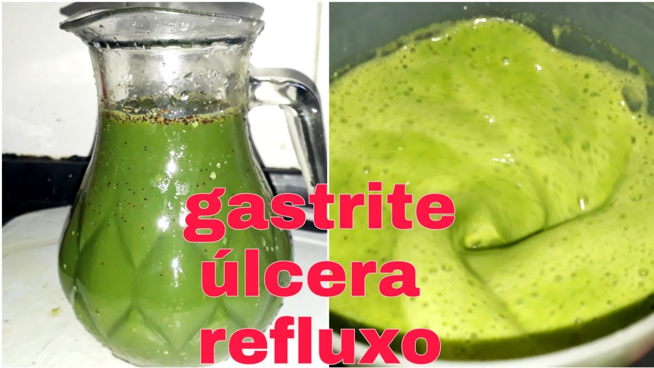 REMÉDIO CASEIRO PARA DOR NO ESTÔMAGO GASTRITE REFLUXO E ÚLCERA - YouTube