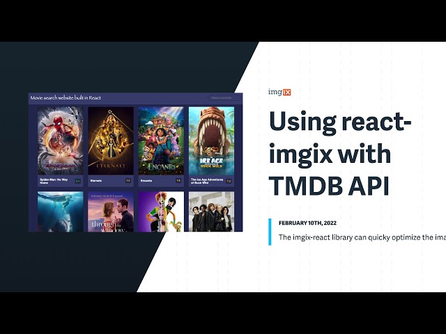 Using react-imgix with TMDB API