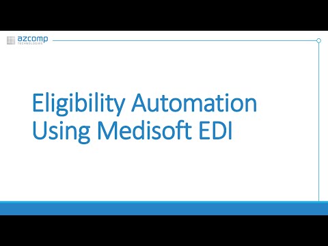 Automate Patient Eligibility Verification in Medisoft with eMEDIX - video from AZCOMP