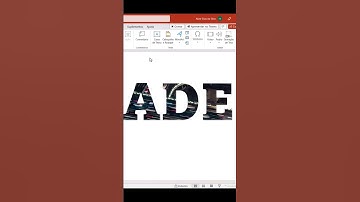 Mesclar texto e vídeo no Powerpoint #powerpoint #microsoft #slideshow