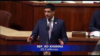 Ro Khanna speaks on the House Floor in support of the EAGLE Act